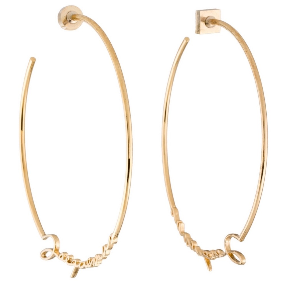 Jacquemus Gold Hoop Earrings
